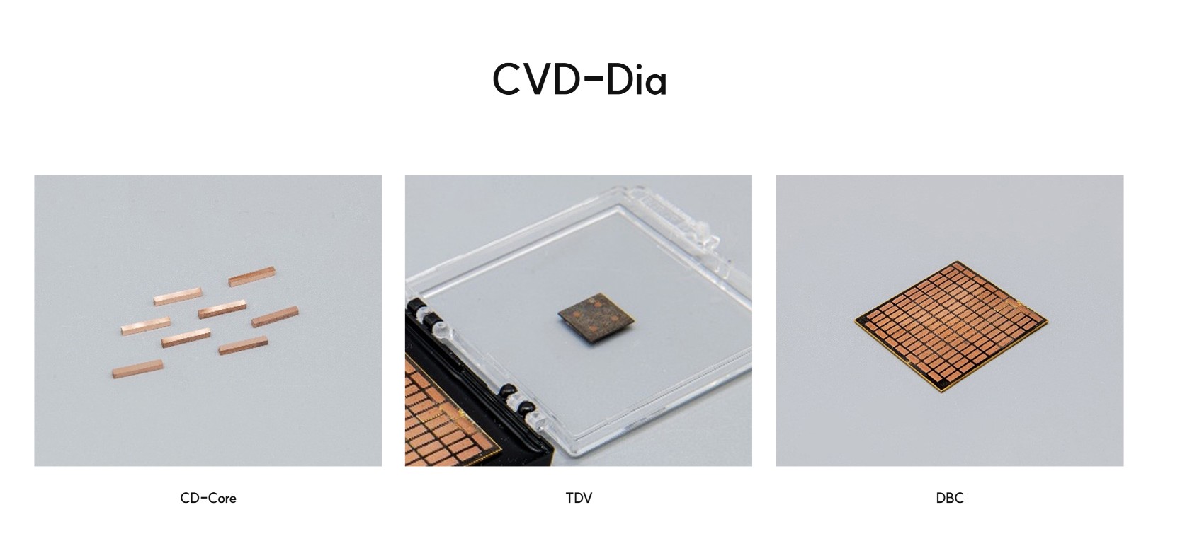 알루미늄-다이아몬드, CVD-다이아몬드 (Al-Dia, CVD-Dia)